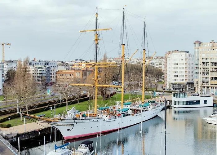 公寓 Relax In A Cosy With A Seaview 奥斯滕德